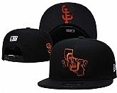 San Francisco Giants Team Logo Adjustable Hat YD (5)
